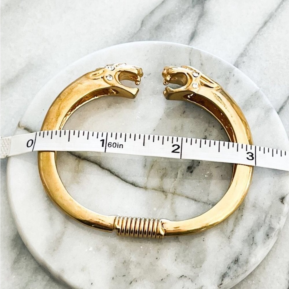 COPY - KJL Jaguar Bracelet polished gold cuff bracelet jewelry one size